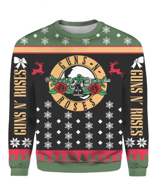 Guns N Roses Big Guns Ugly 3D Christmas Sweater