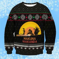 Hakuna Wakanda Ugly Christmas Sweater