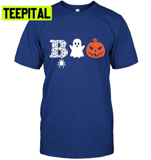 Halloween Boo Orange Pumpkin Trending Unisex T-Shirt