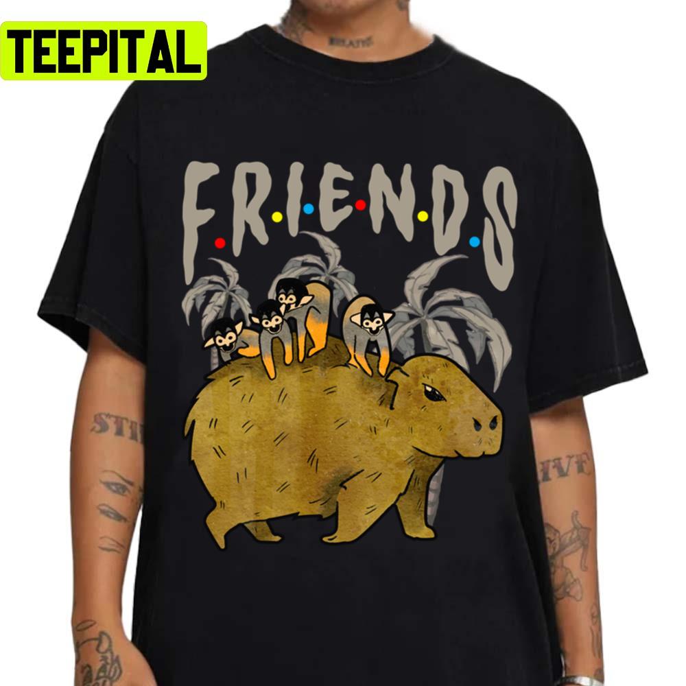 Halloween Capybara Funny Design Unisex T-Shirt