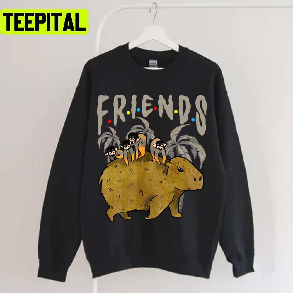 Halloween Capybara Funny Design Unisex T-Shirt