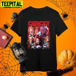 Halloween Chucky Horror Chucky Child’s Play Retro Art Unisex T-Shirt