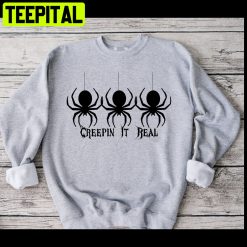 Halloween Hanging Spider Trending Unisex Sweatshirt