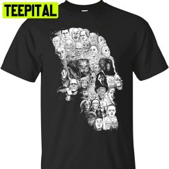 Halloween Horror Skull Michael Myers Jason Chucky Freddy It Horror Trending Unisex Shirt