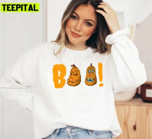 Halloween Icons Pumpkins Boo Unisex Sweatshirt