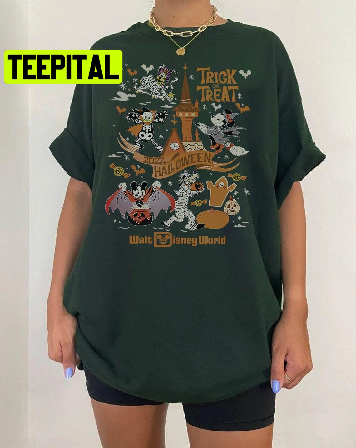 Halloween Trick Or Treat Walt Disney Mickey And Friends Horror Movie Trending Unisex T-Shirt