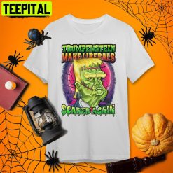 Halloween Trumpenstein Make Liberals Scared Again Retro Art Unisex T-Shirt