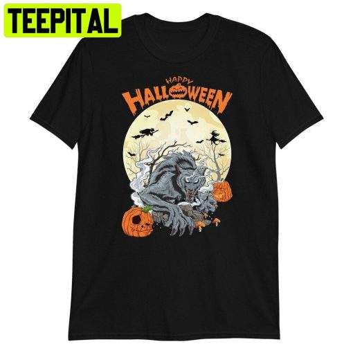 Halloween Werewolf Trick Or Treat Trending Unisex T-Shirt