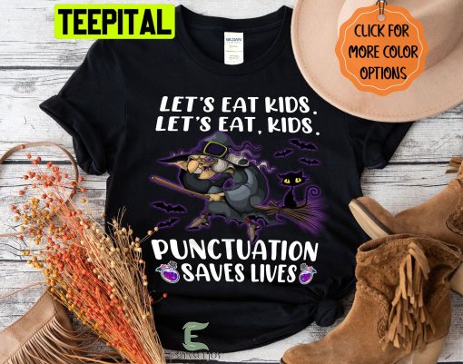 Halloween Witch Let’s Eat Trending Unisex T-Shirt