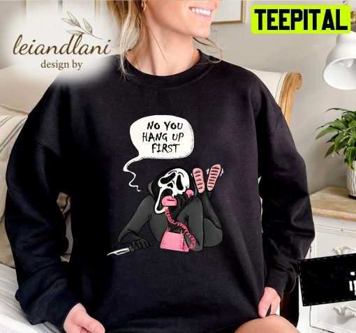 Hang Up Ghostface Valentine Funny Scream Movie Sweatshirt