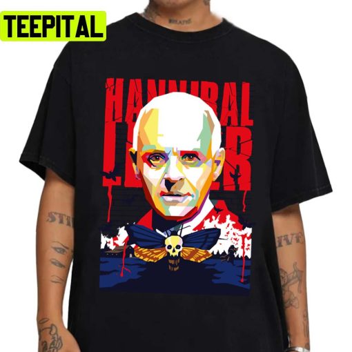 Hannibal Lecter Graphic Art Anthony Hopkins Unisex Sweatshirt