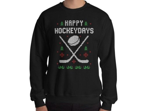 Happy Hockeydays Ugly Christmas Sweater