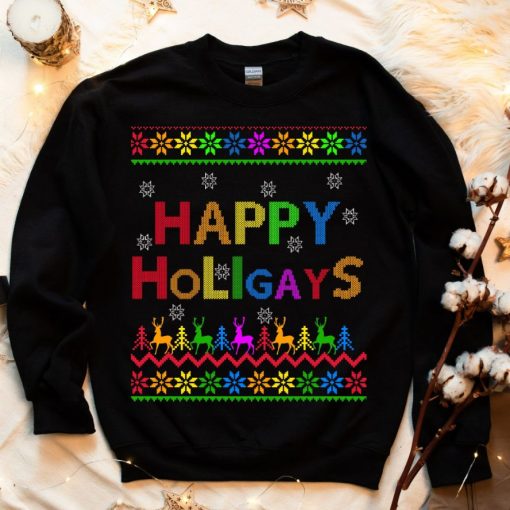 Happy Holigays Ugly Christmas Sweatshirt