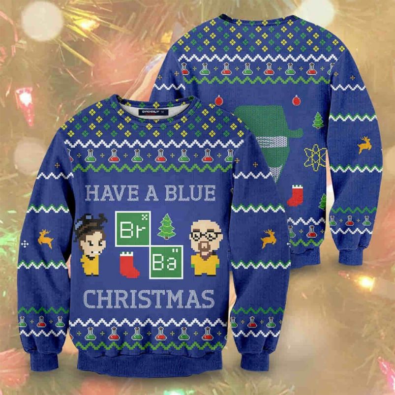 Have A Blue Christmas Ugly Sweater