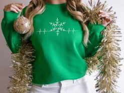 Heartbeat Christmas Pulse Sweatshirt