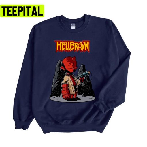 Hellbrown Funny Chibi The Hellboy Unisex Sweatshirt