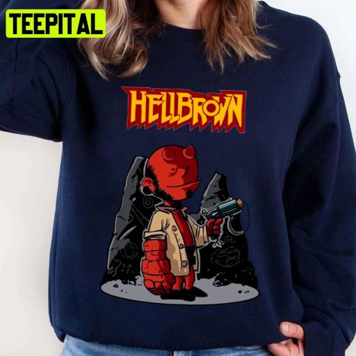 Hellbrown Funny Chibi The Hellboy Unisex Sweatshirt