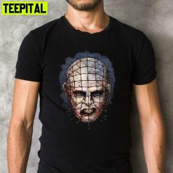 Hellraiser Pinhead Painting Scary Movie Retro Design T-Shirt