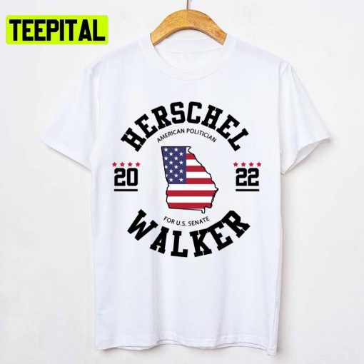 Herschel Walker For U.S. Senate 2022 Iconic Design Unisex T-Shirt