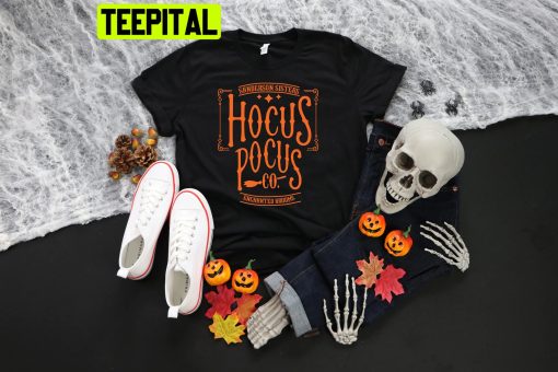 Hocus Pocus Orange Ink Halloween Trending Unisex T-Shirt