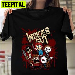 Horror Characters Insides Out Trending Unisex T-Shirt