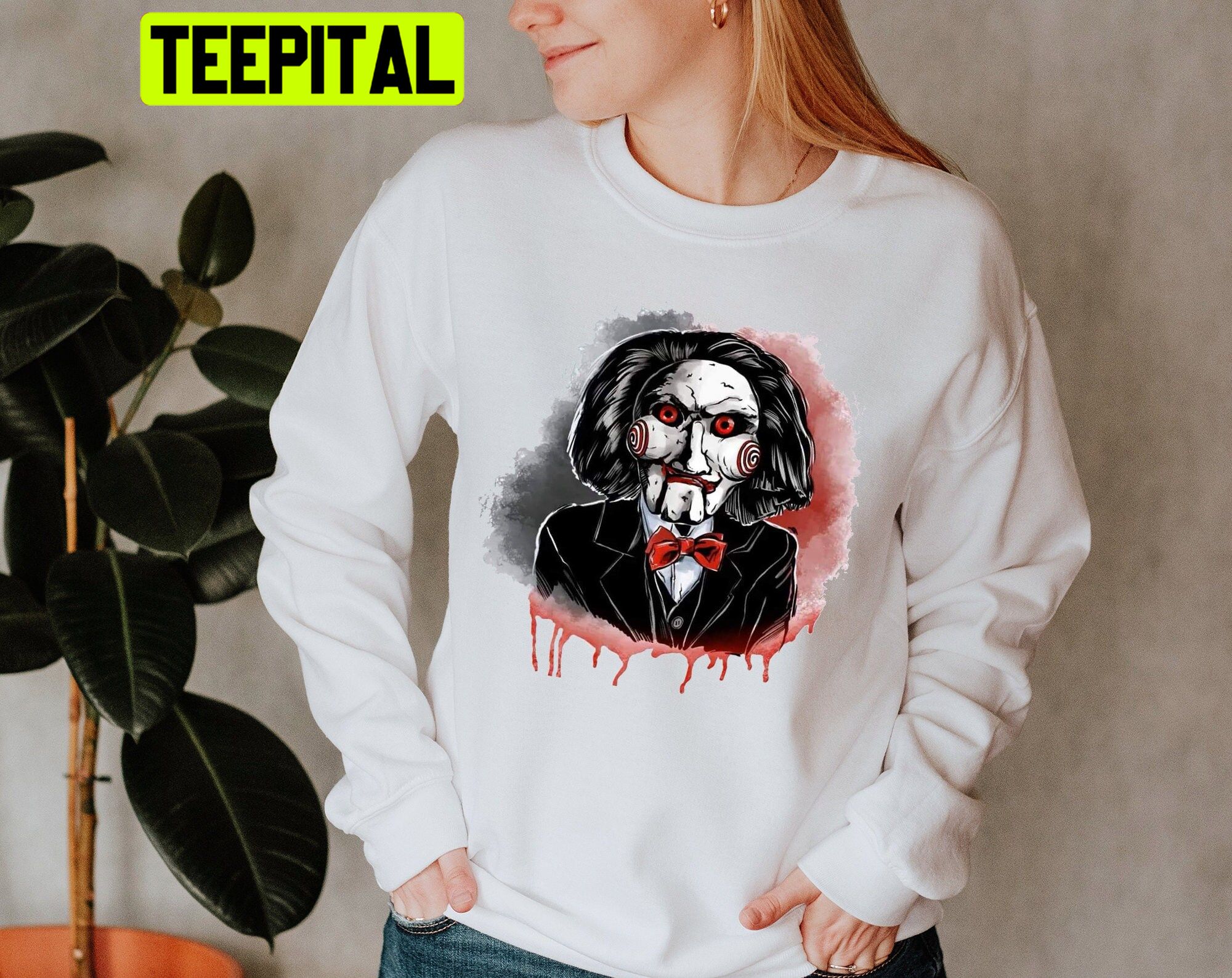 Horror Halloween Saw Villain Trending Unisex Sweatshirt