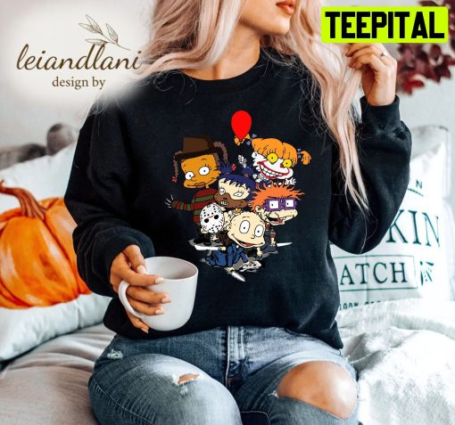 Horror Rugrats Cosplay Funny Cartoon Design Disney Sweatshirt