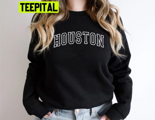 Houston University Houston Pullover Texas Map Football Trending Unisex Sweatshirt