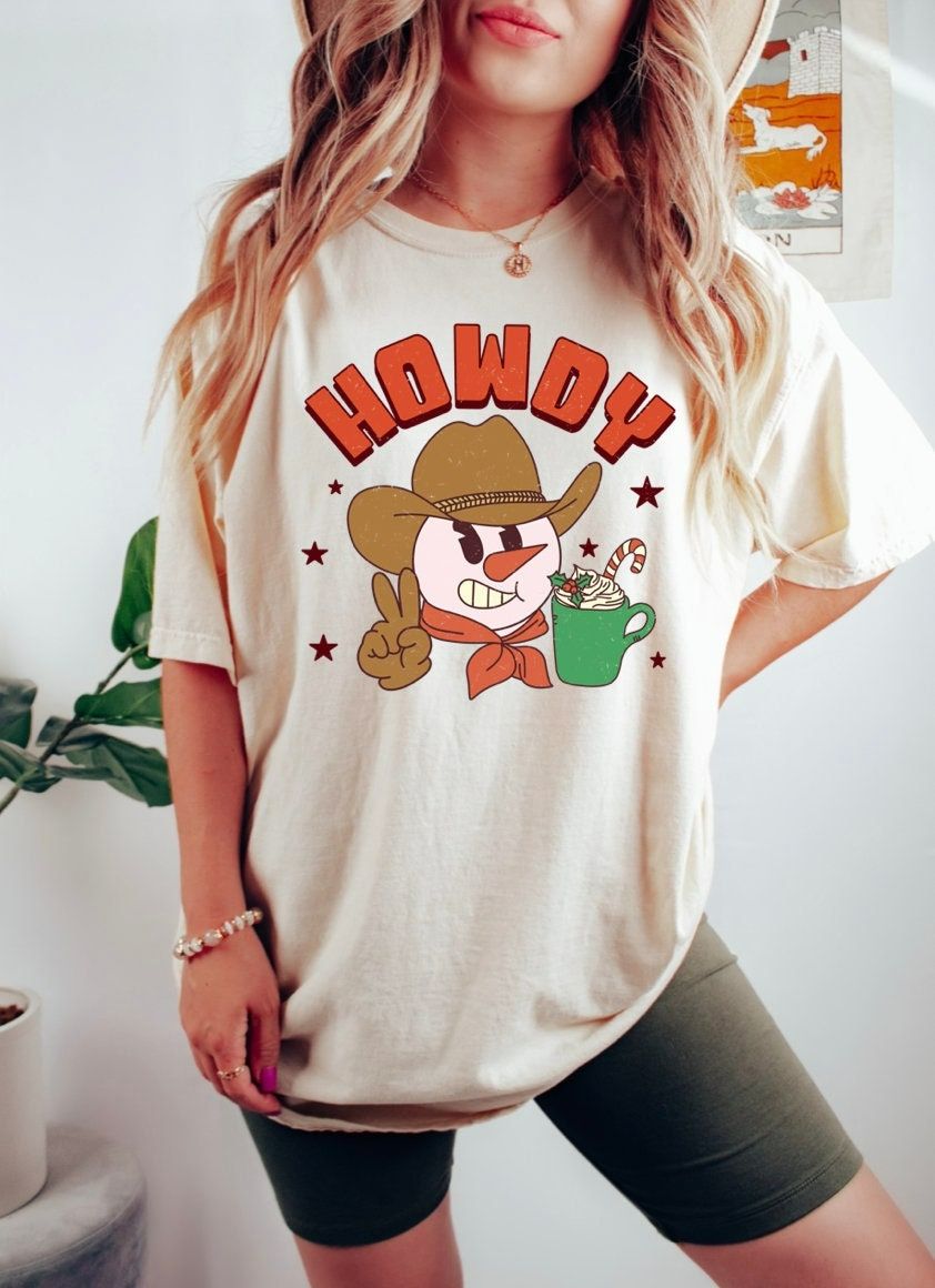 Howdy Snowman Christmas Shirt