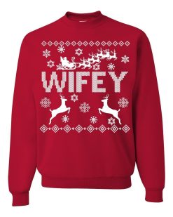 HubbyWifey Ugly Christmas Sweater