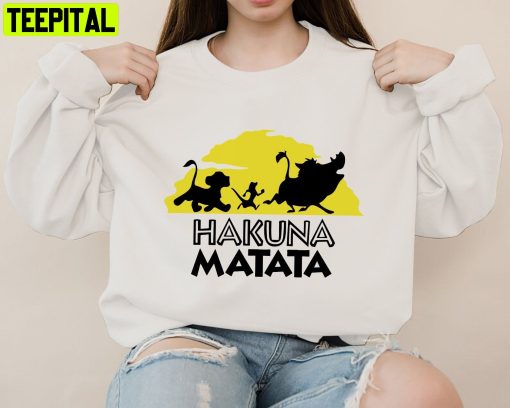 Hukuna Matata Lion King Disney Sweatshirt