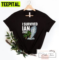 Hurricane Ian I Survived Hurricane Ian 2022 Florida Storm Trending Unisex T-Shirt