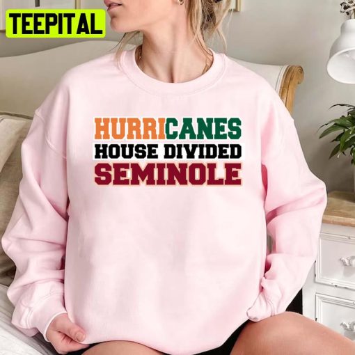 Hurricanes House Divided Seminole Unisex Sweatshirt