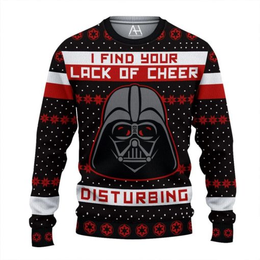 I Find Your Lack Of Cheer Disturbing Ugly Christmas Sweater