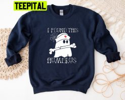 I Found This Humerus Halloween Ghost Trending Unisex Shirt