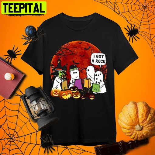 I Got A Rock It’s The Great Pumpkin Charlie Brown Halloween Retro Art Unisex T-Shirt