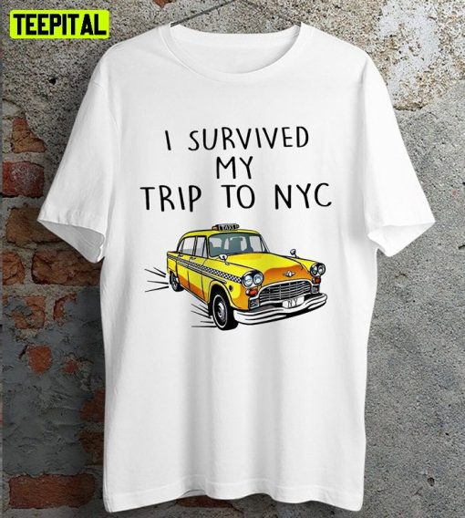 I Survived My Trip To Nyc Retro Design T-Shirt