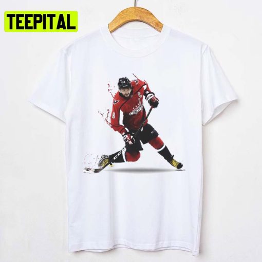 Ice Hockey Player Alexander Ovechkin Unisex T-Shirt