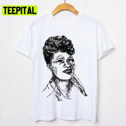 Icon Ella Fitzgerald Jazz Lineart Unisex T-Shirt