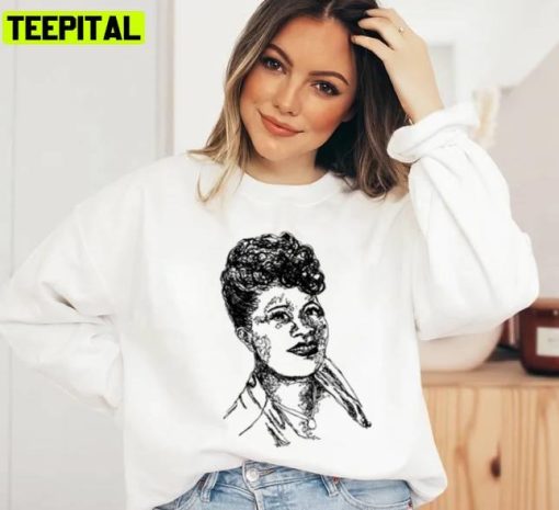 Icon Ella Fitzgerald Jazz Lineart Unisex T-Shirt