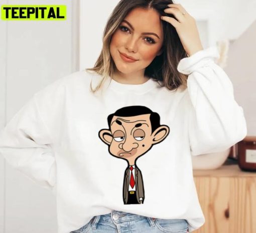 Iconic Cartoon Character Mr Bean Funny Sad Unisex T-Shirt