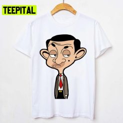 Iconic Cartoon Character Mr Bean Funny Sad Unisex T-Shirt