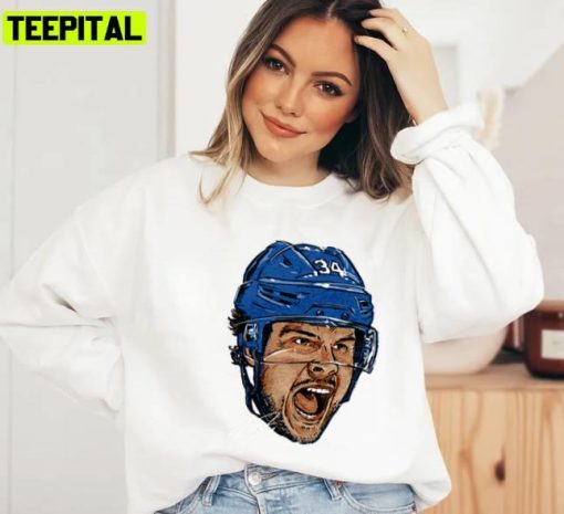 Iconic Moment Ice Hockey Auston Matthews Scream Unisex T-Shirt