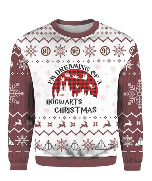 I’m Dreaming Of A Hogwarts Ugly Christmas 3D Sweater