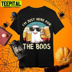 Im Just Here For The Boos Beer Lovers Drink T Retro Art Unisex T-Shirt