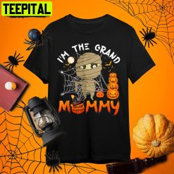 I’m The Grand Grandma Halloween The Grand Mummy Retro Art Unisex T-Shirt