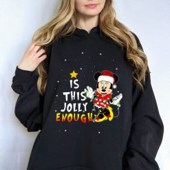 Is This Jolly Enough Minnie Mouse Christmas Lights Hoodie