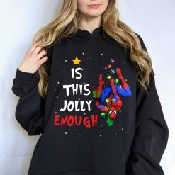 Is This Jolly Enough Spider-man Christmas Lights Hoodie