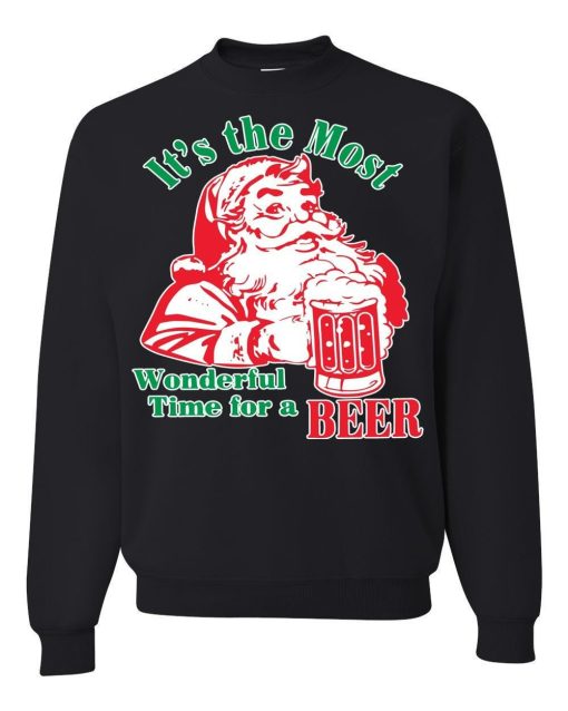 It’s The Most Wonderful Time For A Beer Ugly Christmas Sweater