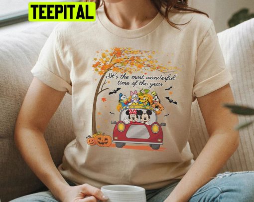 It’s The Most Wonderful Time Vintage Mickey And Friends Trending Unisex T-Shirt